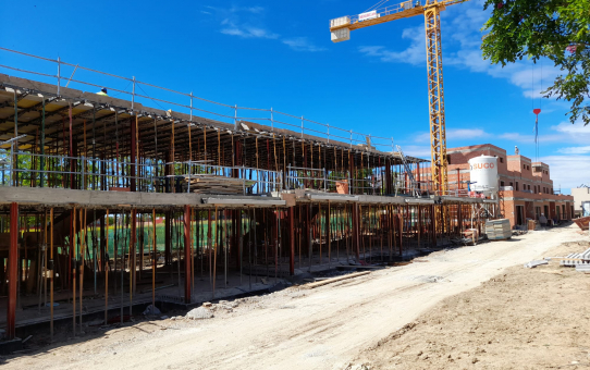 Finalizando estructura de las viviendas 1 a la 6 en C/ Géminis